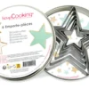 Boîte 6 emporte-pièces Scrapcooking en inox - Étoiles