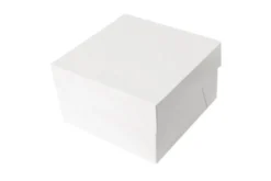 Boîte à gâteaux Patisdécor en carton blanc