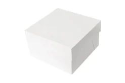 Boîte à gâteaux Patisdécor en carton blanc