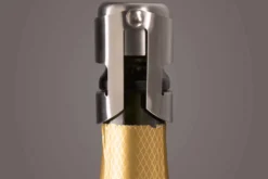 Bouchon champagne Vacu Vin acier brossé