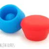 2 bouchons à champagne Pulltex en silicone coloré