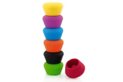 2 bouchons à champagne Pulltex en silicone coloré