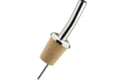 Bouchon verseur ergonomique avec tige acier inox et base en liège