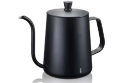 Bouilloire Gefu Cinero 500ml noire à bec col de cygne