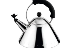 Bouilloire induction Alessi Oisillon en inox 18/10 design par Michael Graves