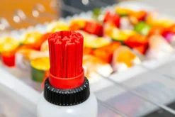 Bouteille à sauce pour barbecue MasterClass en polymère avec 3 têtes interchangeables