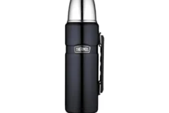 Bouteille Thermos® King inox double paroi + tasse et poignée- 1.20L