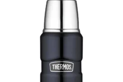 Bouteille Thermos® King inox double paroi + tasse - 0.47L