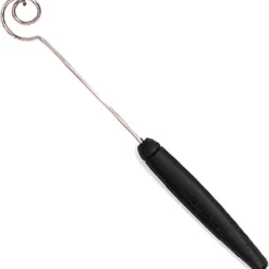 Broche à tremper en spirale acier inox manche PP noir