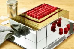 Cadre à entremets extensible rectangle De Buyer en inox
