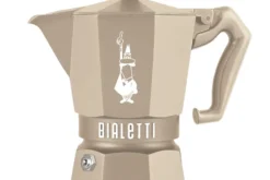 Cafetière italienne Bialetti Moka Exclusive Octagonal induction beige sable