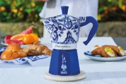 Cafetière italienne Bialetti Moka Exclusive Dolce & Gabbana Blu Mediterraneo