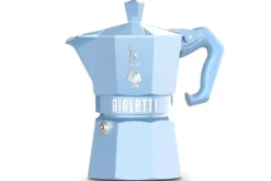 Cafetière italienne Bialetti Moka Exclusive bleu clair