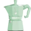 Cafetière italienne Bialetti Moka Exclusive vert pastel