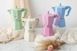 Cafetière italienne Bialetti Moka Exclusive vert pastel