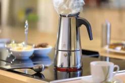 Cafetière italienne en inox Gefu Emilio tous feux