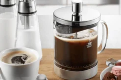 Cafetière à piston Gefu Diego en inox et verre borosilicate 600ml