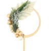 Cake topper Scrapcooking couronne de Noël en bois