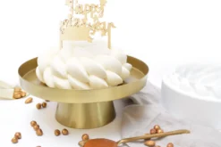 Cake topper Scrapcooking "Happy new year" en bois à LED