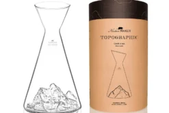 Carafe à eau Alaskan Maker Topographic Everest en verre cristallin