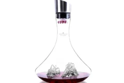 Carafe à vin Alaskan Maker Topographic Grand Canyon en verre cristallin