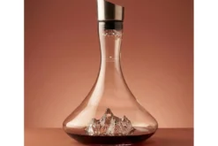 Carafe à vin Alaskan Maker Topographic Aiguille du Midi en verre cristallin