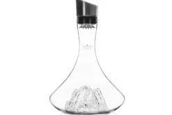 Carafe à vin Alaskan Maker Topographic Mont Rosa en verre cristallin
