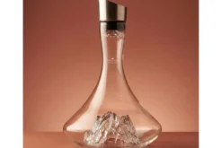 Carafe à vin Alaskan Maker Topographic Mont Rosa en verre cristallin