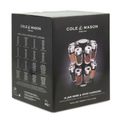 Carrousel à épices Cole & Mason 16 flacons