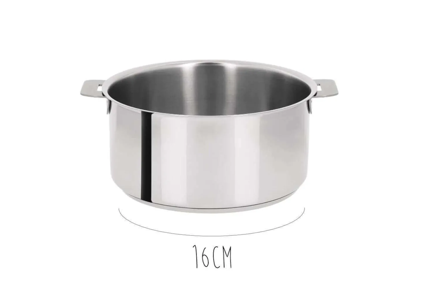 Casserole Cristel Mutine Amovible en inox