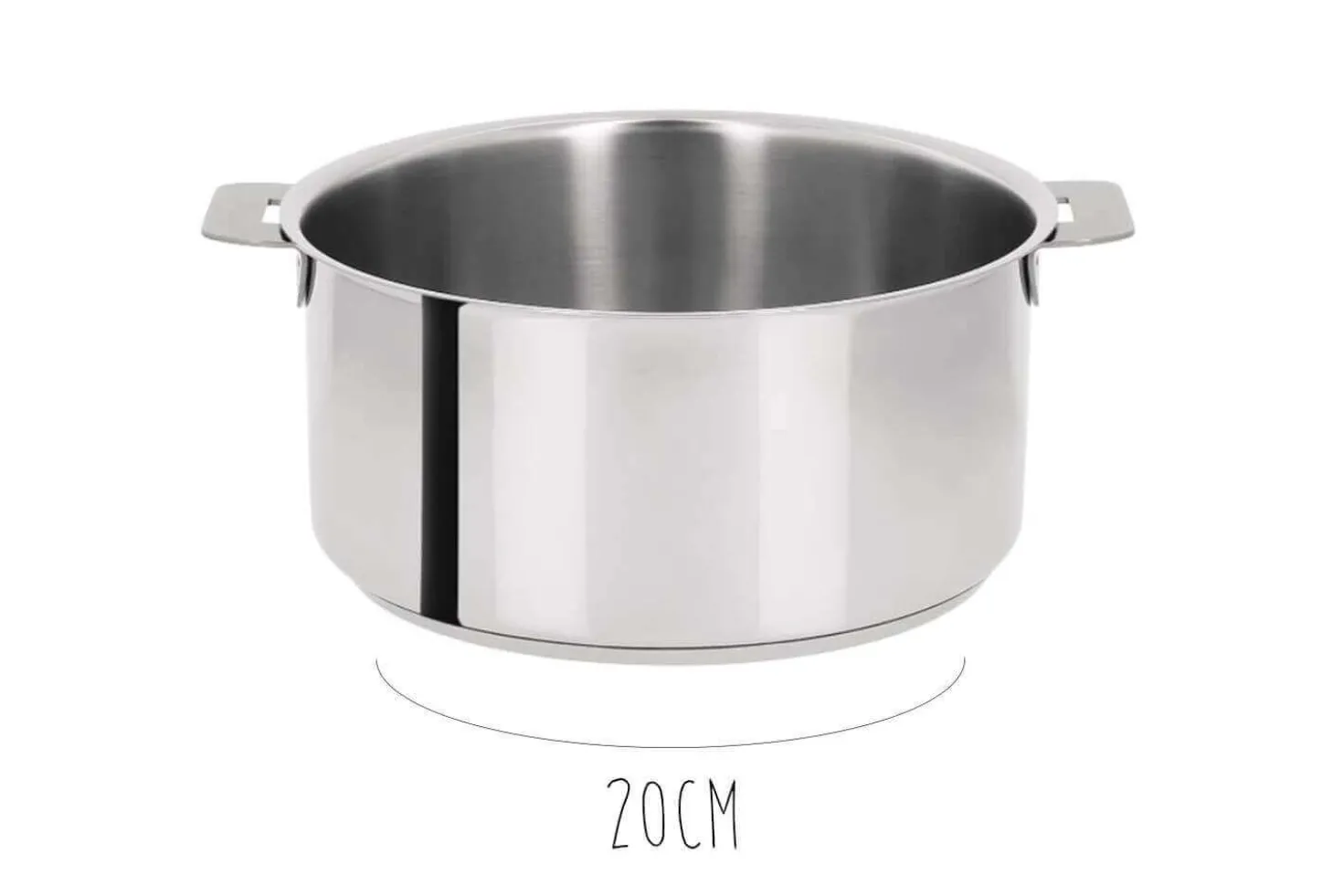 Casserole Cristel Mutine Amovible en inox