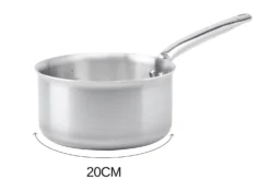 Casserole De Buyer Alchimy en inox 18/10 multicouches 3 plis