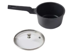 Casserole saucière avec couvercle Mastrad en fonte d'aluminium 14cm