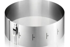 Cercle à gâteaux extensible Gefu Tondo Clip en acier inoxydable hauteur 10cm