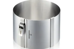 Cercle à gâteaux extensible Gefu Tondo Clip en acier inoxydable hauteur 10cm