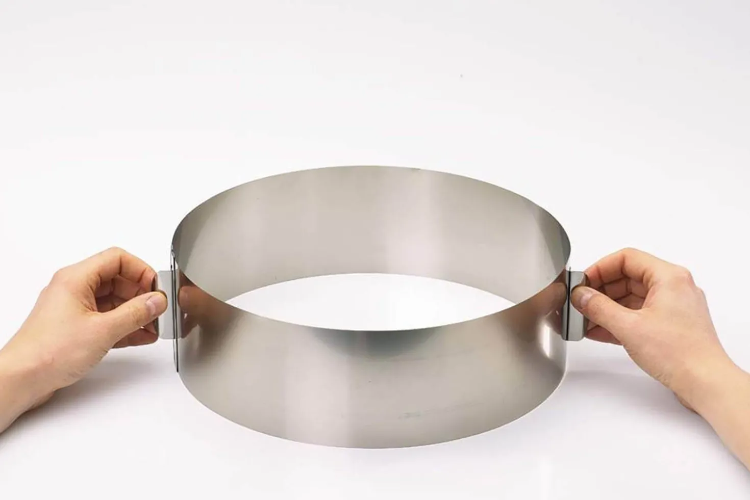 Cercle à gâteaux extensible Gefu Tondo XXL hauteur 10cm