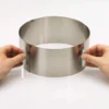 Cercle à gâteaux extensible Gefu Tondo en inox hauteur 8,5cm