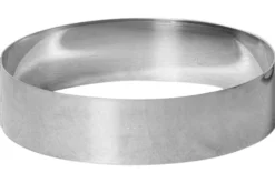 Cercle à mousse et entremet Gobel inox bord haut épaisseur 1mm