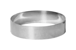 Cercle à mousse et entremet Gobel inox bord haut épaisseur 1mm
