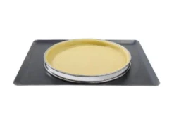 Cercle à tarte De Buyer acier inox bord roulé 24cm - hauteur 2cm