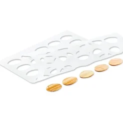 Chablon en silicone Silikomart 45 empreintes ovale 297 x 210mm