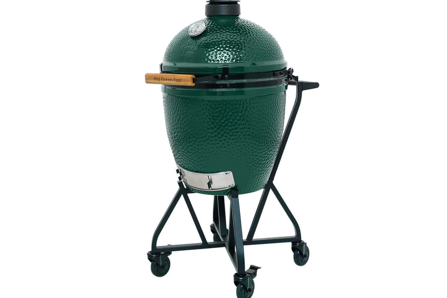 Chariot à roulettes avec poignée intégrée pour barbecue Big Green Egg Large