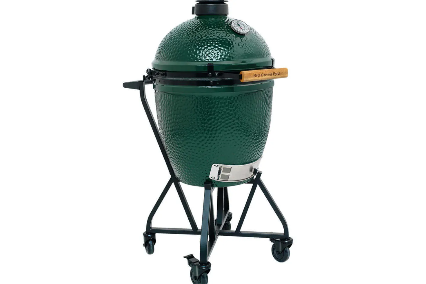 Chariot à roulettes avec poignée intégrée pour barbecue Big Green Egg Large