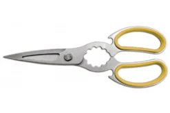 Ciseaux de cuisine Ambrogio Sanelli 21cm acier inoxydable manche jaune