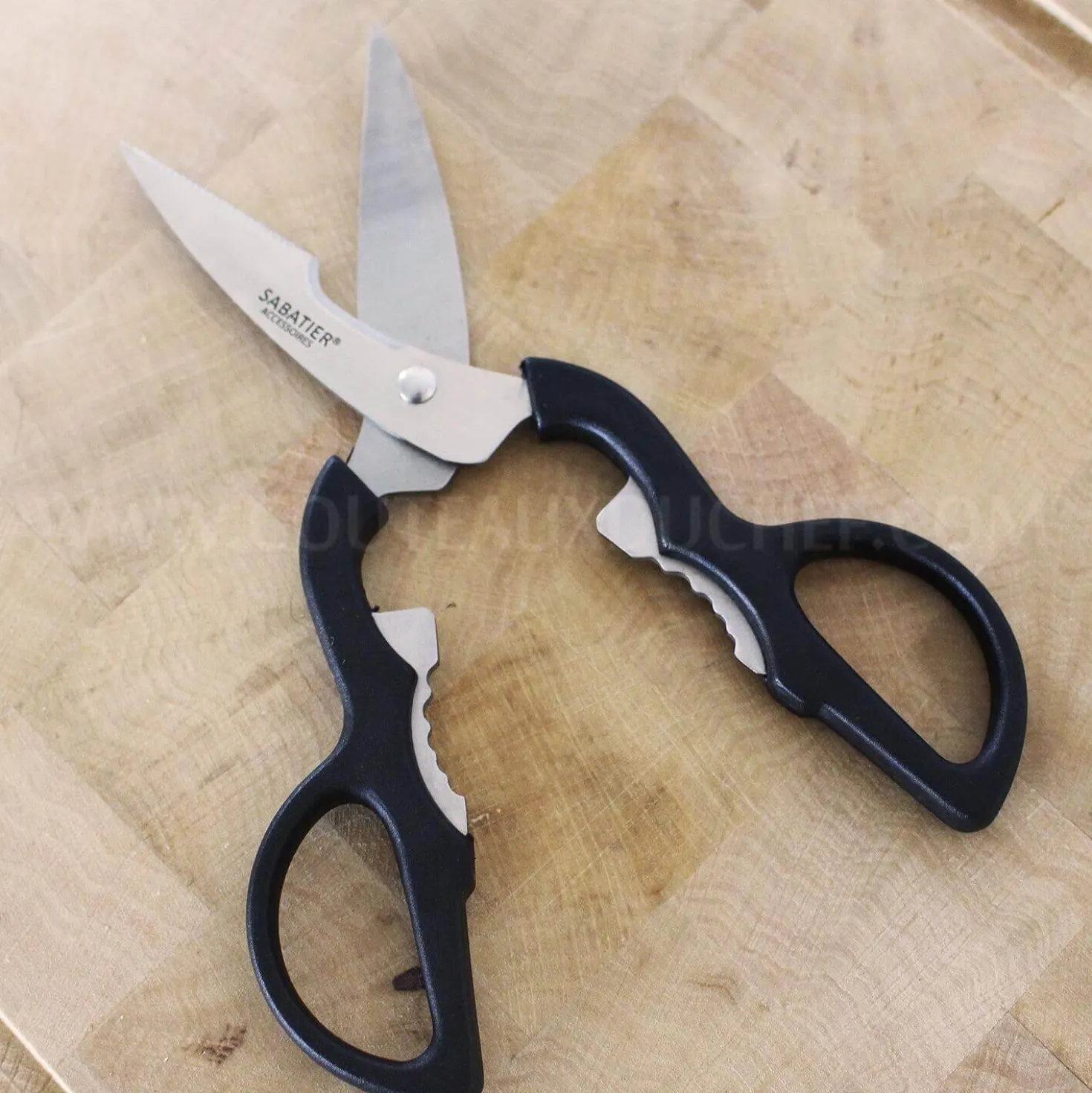 Ciseaux de cuisine Sabatier multi-usages manches ergonomiques
