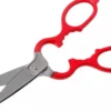 Ciseaux de cuisine Wüsthof 21cm en acier inoxydable rouge