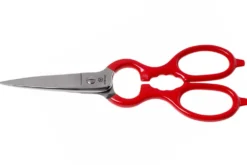 Ciseaux de cuisine Wüsthof 21cm en acier inoxydable rouge