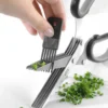 Ciseaux à herbes Gefu Cutare 5 lames avec peigne de nettoyage