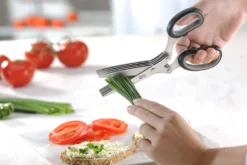Ciseaux à herbes Gefu Cutare 5 lames avec peigne de nettoyage