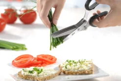 Ciseaux à herbes Gefu Cutare 5 lames avec peigne de nettoyage